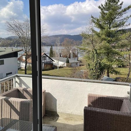 Gemutliche 93M2Fewo Mit 2 Schlafzimmern Und Seitlichem Seeblick Vom Balkon Scheid  Екстериор снимка