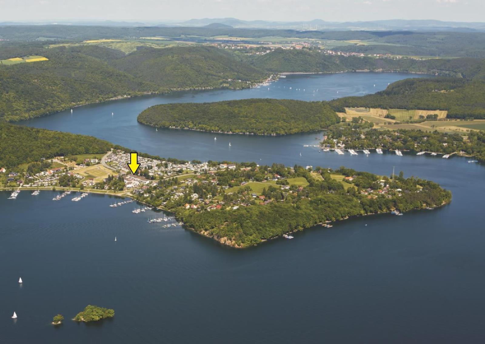 Gemutliche 93M2Fewo Mit 2 Schlafzimmern Und Seitlichem Seeblick Vom Balkon Scheid  Екстериор снимка