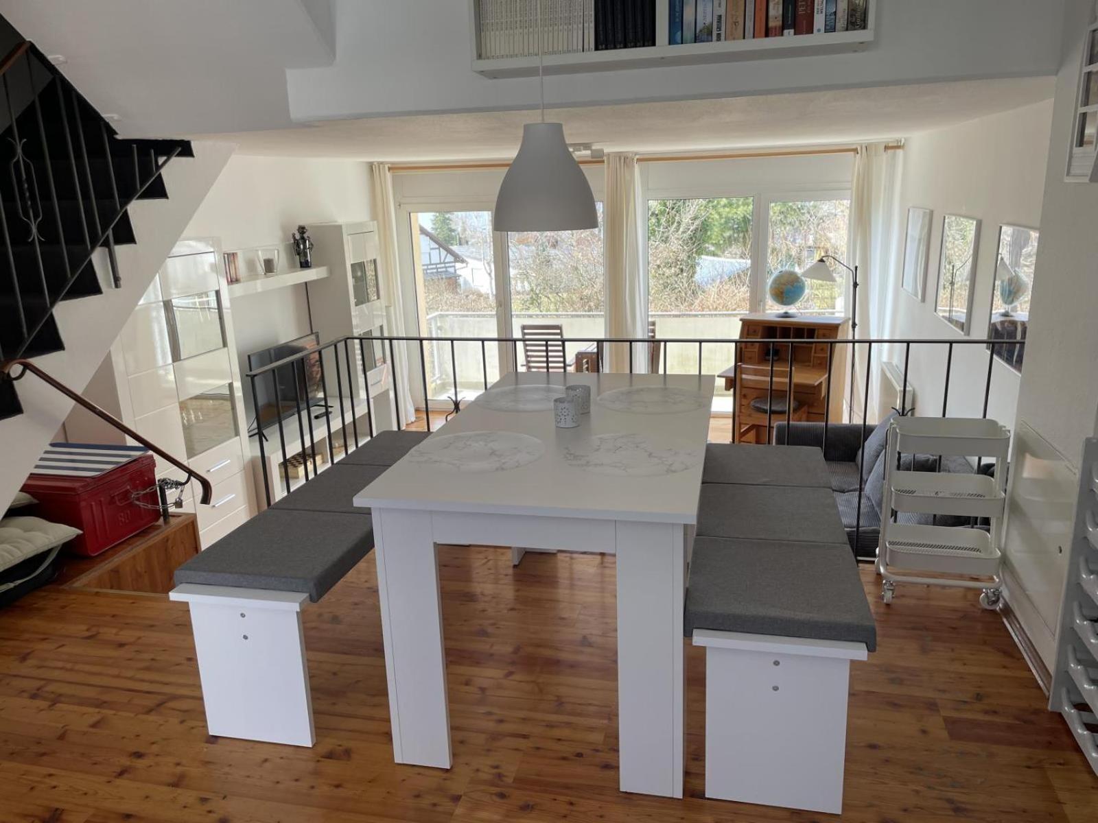 Gemutliche 93M2Fewo Mit 2 Schlafzimmern Und Seitlichem Seeblick Vom Balkon Scheid  Екстериор снимка